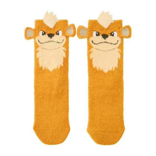 Pokemon Center Original Fluffy Socks Growlithe (23-25 cm)