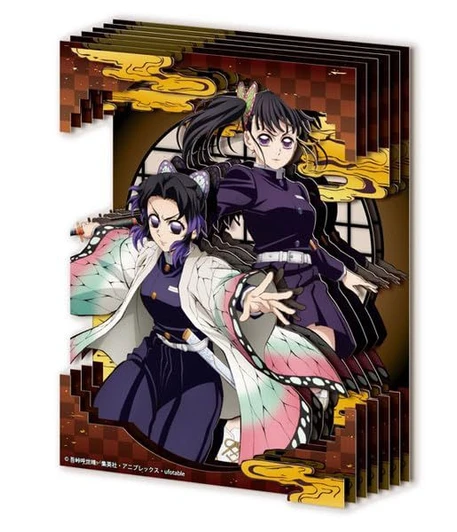 Jigsaw Puzzle  Paper Shadow Art Mini Shinobu Kocho & Kanao Tsuyuri (Demon Slayer)