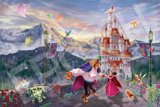 Jigsaw Puzzle Beauty and the Beast - Morning Waltz - (1000 Pieces)
