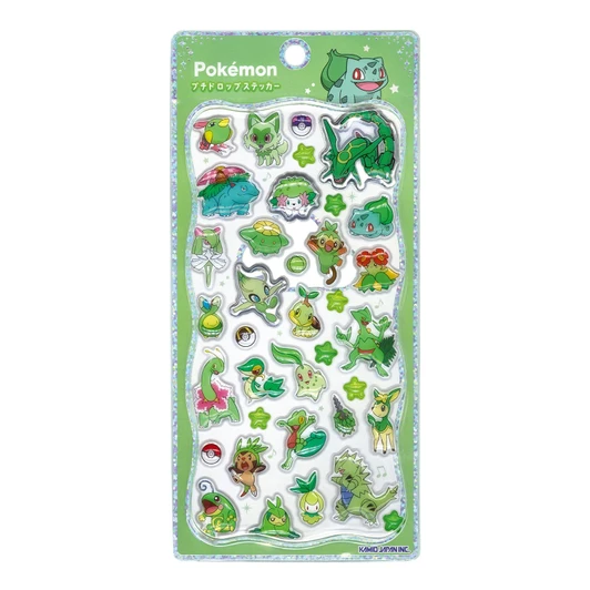 Pokemon Center Original Petit Drop Sticker Blue