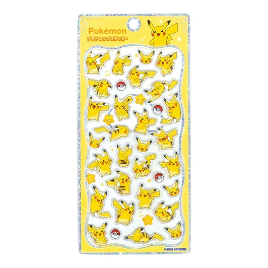 Pokemon Center Original Petit Drop Sticker / Pikachu 