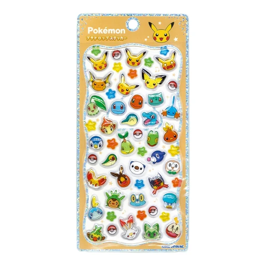 Pokemon Center Original Petit Drop Sticker Face 1