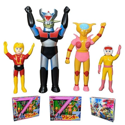 PLEX Vinyl Archives Project Seigi no Robot Mazinger Z Soft Vinyl 4-Figure Set