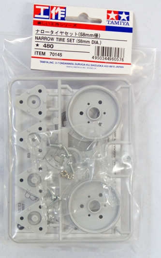 Tamiya 70145 Narrow Tire Set (58mm diameter)