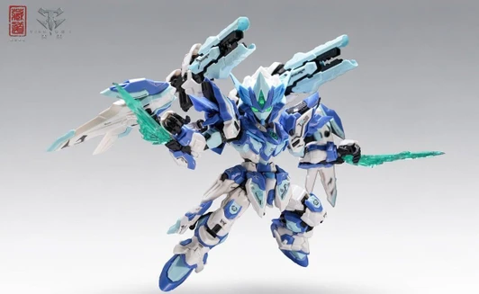 Heart Art Collection ZEN Of Collectible TGM CD-TGM-02C Blue Color Limited Edition Alloy Frame Model Kit 