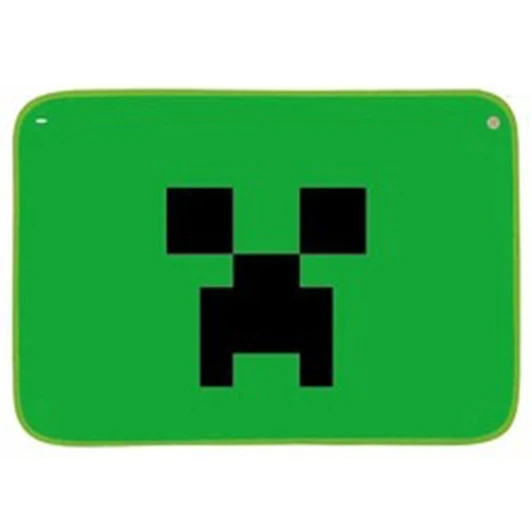 Kcompany Minecraft Fluffy Creeper Blanket With Buttons