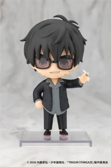 Kotobukiya OSHI WORKS Mini TRIGUN STARGAZE Nicholas D. Wolfwood Figure