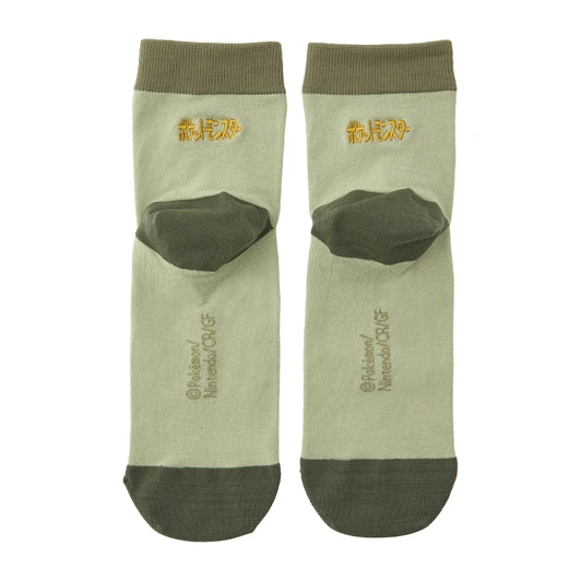 Pokemon Center Original Middle Socks Game Dot Pikachu (23-25 Cm)