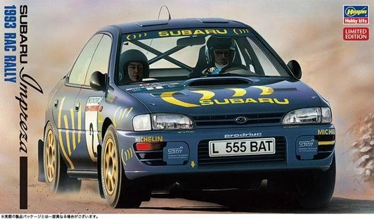 Other 1/24 Scale Subaru Impreza 1993 RAC Rally Plastic Model 