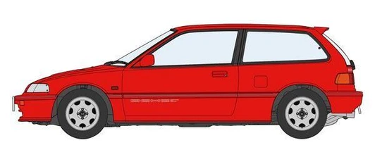 Other 1/24 Scale Honda Civic Si EF3 (1988) Plastic Model 