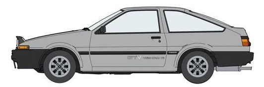 Other 1/24 Scale Toyota Sprinter Trueno AE86 GTV Early Model (1983) Plastic Model 