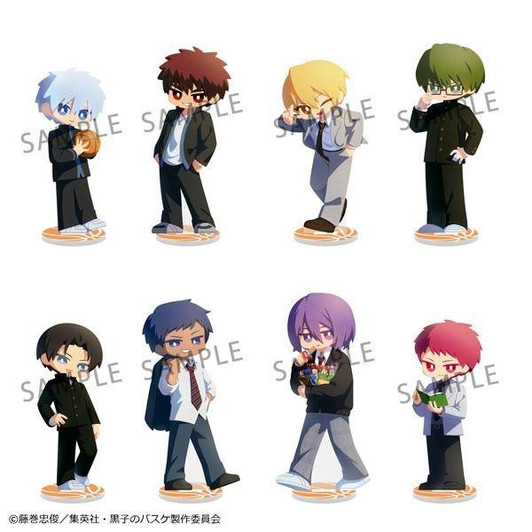 Megahouse MegaHouse Irusuta Kuroko’s Basketball Character Stands 1Box 8pcs (FULL BOX) 
