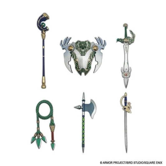 Square Enix 1/12 Scale Dragon Quest Weapons Collection Vol.2 6pcs (FULL BOX)