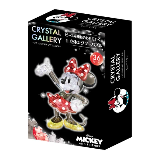 Jigsaw Puzzle Crystal Gallery Minnie Mouse (36 Pieces)
