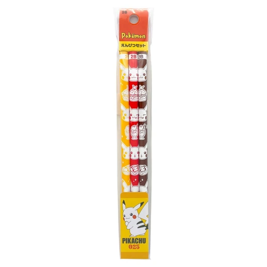  Pokemon Center Original Pokemon Center Original Pencil Set With Pikachu 
