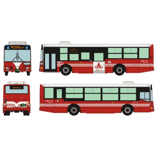  Tomytec Bus Collection JB096 Ueda Bus (Nagano Prefecture) (N scale) 