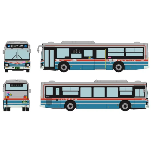 Tomytec JH065 National Bus Collection 80 Keikyu Bus (Tokyo / Kanagawa Prefectures) (HO scale)