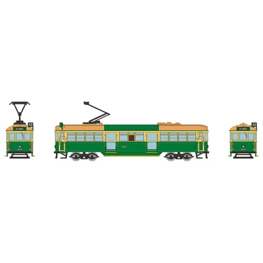 Tomytec World Railway Collection Melbourne Tram Type W8 (Motorized) (N scale)