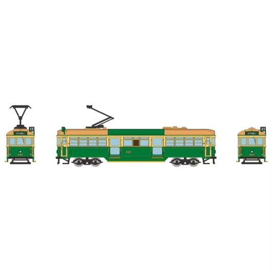  Tomytec World Railway Collection Melbourne Tram Type W8 (Motorized) (N scale) 