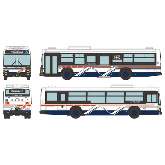 Tomytec JB066-2 National Bus Collection Nagasaki Bus (N scale)