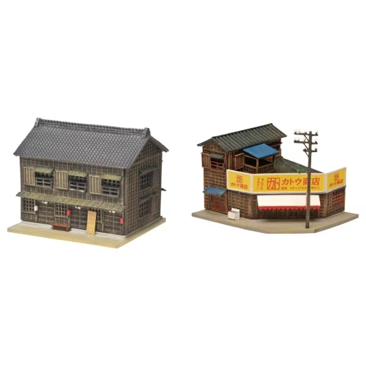  Tomytec (Building 111-1R) Wooden Row House and Corner General Store 1R (N scale) 