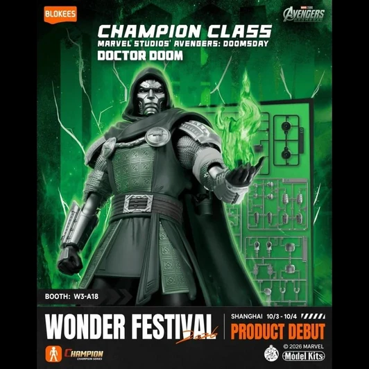 Blokees Marvel Hero Champion Class 17 Doctor Doom Plastic Model