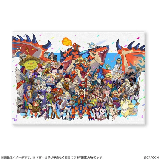  Capcom Monster Hunter Stories 10th Anniversary Art Character Fine Board 