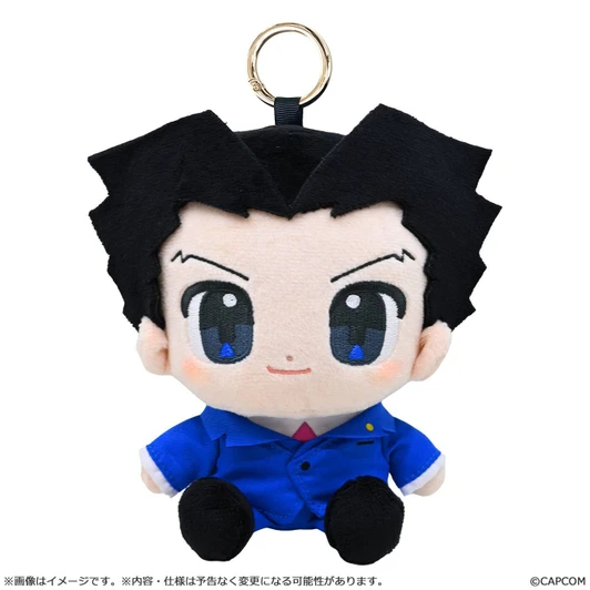 Capcom Ace Attorney: Chibi Cap Carabiner Plush Toy - Phoenix Wright