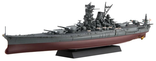 1/700 Scale IJN Battleship Musashi Kan NEXT No.2 EX-3 Black Deck Sticker Edition Plastic Model