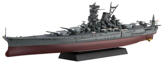  1/700 Scale IJN Battleship Musashi Kan NEXT No.2 EX-3 Black Deck Sticker Edition Plastic Model 