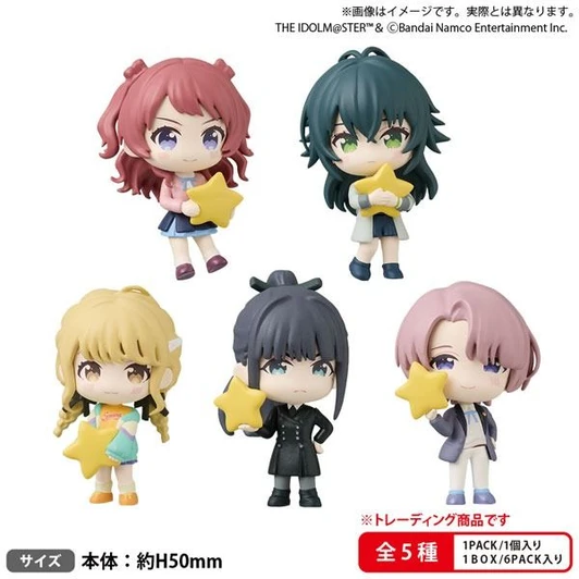 Bushiroad Creative Gakuen Idolmaster Mugyu Mini Collection Figures Vol.1 1Box 6pcs (FULL BOX)