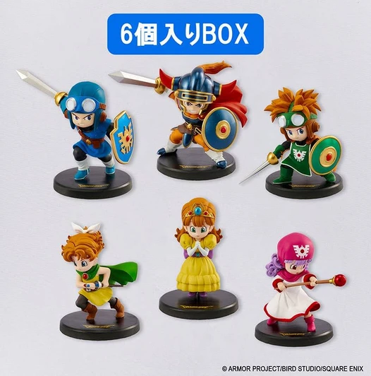 Square Enix Dragon Quest Miniature Figure Collection 1Box 6pcs (FULL BOX)