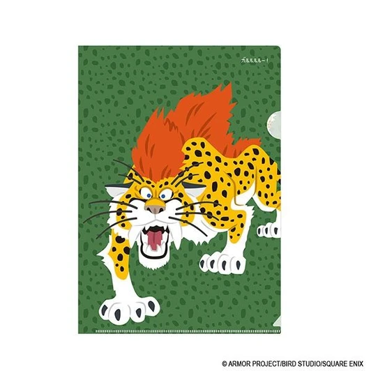 Square Enix Dragon Quest Stationery Shop A4 Clear File - Killer Panther