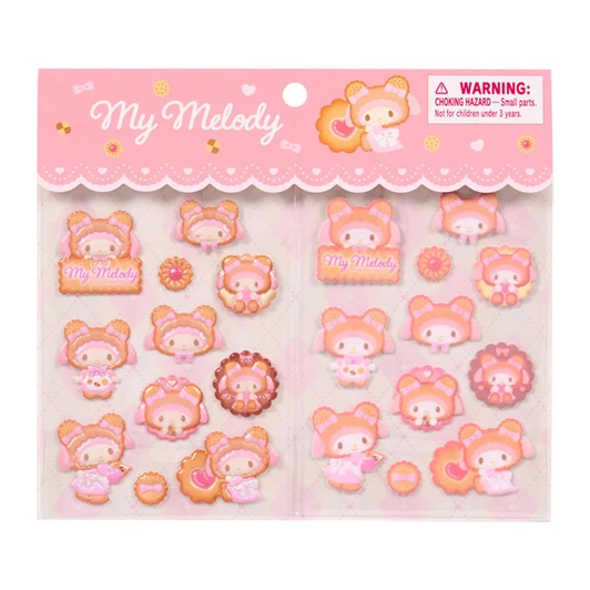 Sanrio Sticker Set My Melody Cookie Fluffy Bear 946303