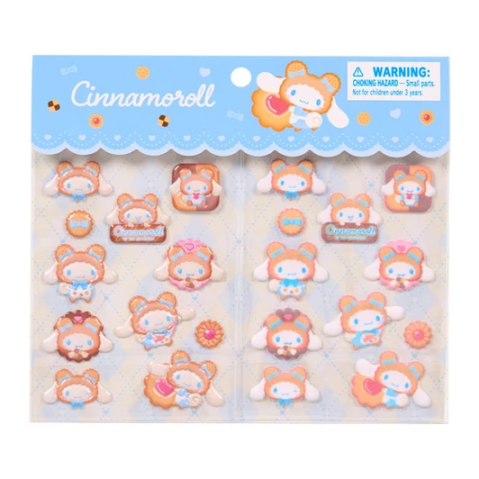 Sanrio Sticker Set (Cookie Fluffy Bear) Cinnamoroll 946401