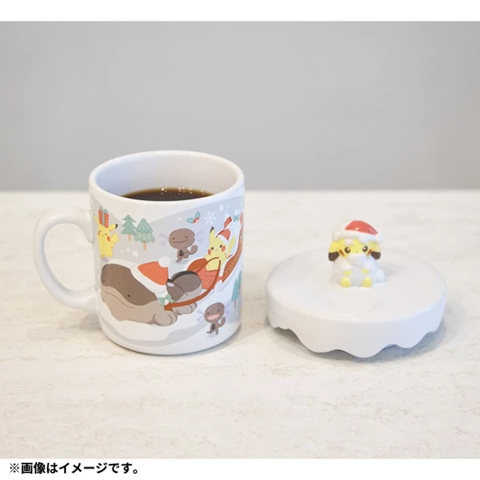 Pokemon Center Original Lidded Mug Getting Ready For Christmas!