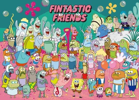 Jigsaw Puzzle FINTASTIC FRIENDS (500 Pieces)
