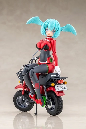 Kotobukiya Megami Device PUNI*MOFU Racing Xiao with Honda Z50J Gorilla Plastic Model