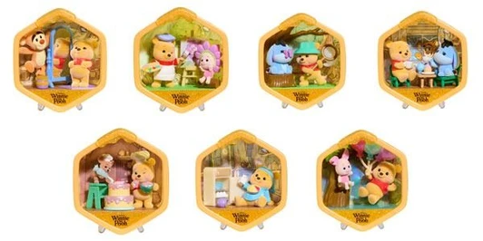 Just Play Happy Haul Disney Winnie the Pooh Honeycomb Homes Figures 1Box 8pcs (FULL BOX)