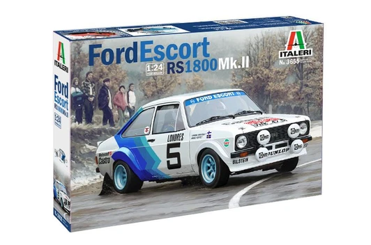 Italeri 1/24 Scale Ford Escort Mk.II Plastic Model
