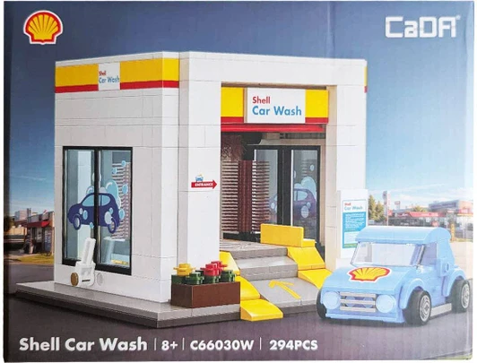Doyusha CaDA Shell Car Wash Building Block Kit