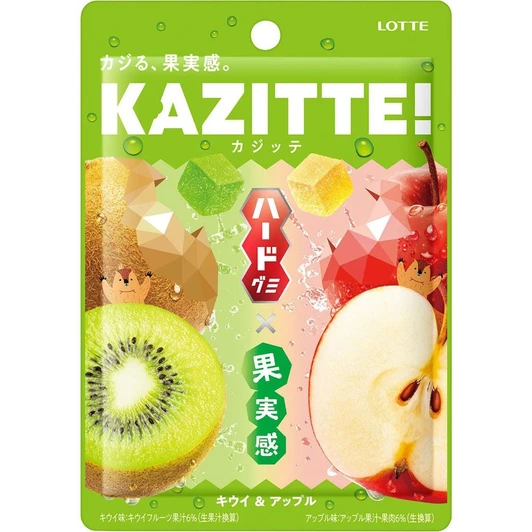 LOTTE Kiwi and Apple Gummies 80g