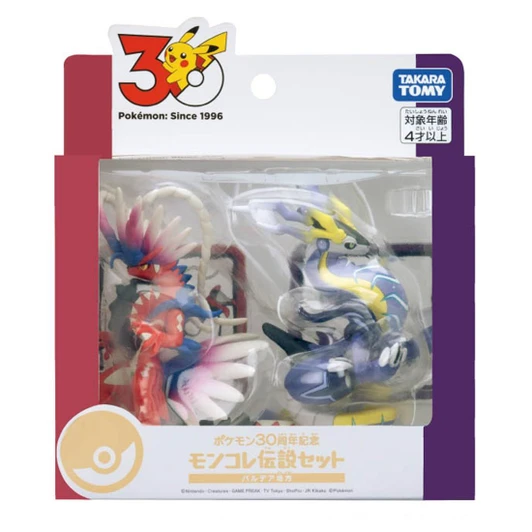 Takara Tomy Pokemon 30th Anniversary MonColle Legendary Set Paldea Region