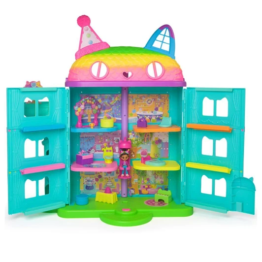 Takara Tomy Gabby's Dollhouse Large Kitty Rainbow House