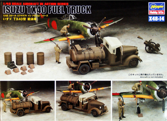 Hasegawa X48-14 ISUZU TX40 FUEL TRUCK 1/48 Scale Kit