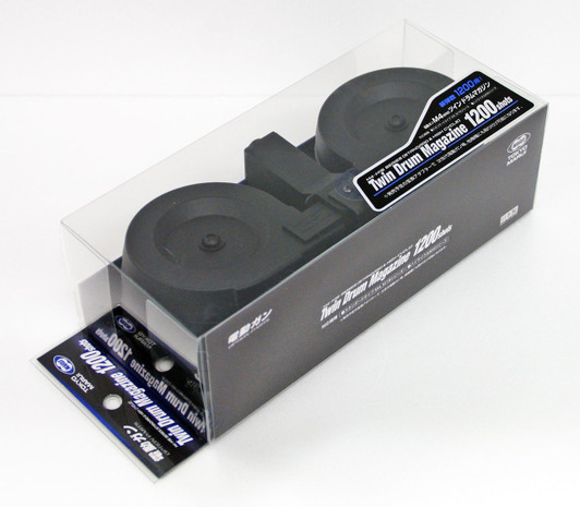 Tokyo Marui No.208 M4/M16 Series 1200 Rnd Twin Drum Magazine (Genuine Parts) Made in Japan