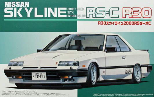 Fujimi Inch Up 1/24 Nissan Skyline RS-C R30 2000 Turbo with Intercooler RS-X Plastic Model