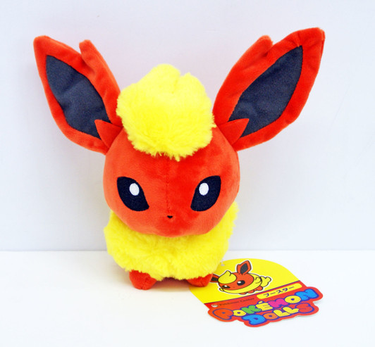 Pokemon Center Original Plush Doll Pokemon Dolls Flareon (Booster)