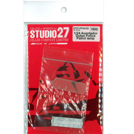 Studio27 ST27-FP24193 Aventador Dubai Police Patrol lamp for Fujimi 1/24
