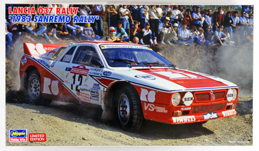 Hasegawa 20299 Lancia 037 Rally "1983 Sanremo Rally" 1/24 scale kit